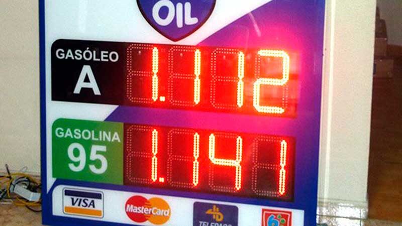 preciarios para gasolinera